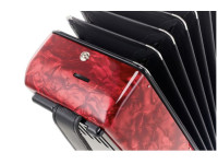 Hohner Bravo III 96 Silent Key Red Hohner Bravo III 96 Silent Key Red
